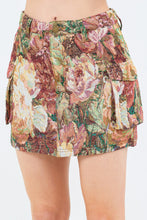 Load image into Gallery viewer, Stella Rose Cargo Pocket Skirt - Multi Color