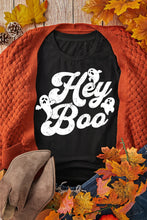Load image into Gallery viewer, Hey Boo Graphic T-Shirt - Black
