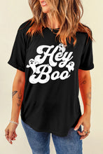 Load image into Gallery viewer, Hey Boo Graphic T-Shirt - Black