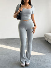 Load image into Gallery viewer, Make It Happen Top & Pants Set - Gray