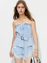 Load image into Gallery viewer, Feels Like Vintage Denim Tube Top