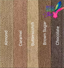 Load image into Gallery viewer, Our cute and sexy eye-catching fishnet hosiery is perfect for women of all shades, golden glitter style, 5 amazing unique shades. Our waistband provides both flexibility and versatility with smooth micro net to blend with your natural skin tone.