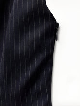 Load image into Gallery viewer, Anderson Pin Striped Ruffled Fitted Top