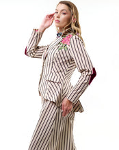 Load image into Gallery viewer, Aratta Derby Princess Stripe Blazer And Pants Set