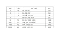 Load image into Gallery viewer, Regular Bra Size Chart