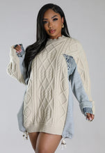 Load image into Gallery viewer, Cozy Angel Sweater Dress