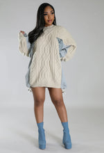 Load image into Gallery viewer, Cozy Angel Sweater Dress