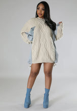 Load image into Gallery viewer, Cozy Angel Sweater Dress