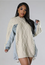 Load image into Gallery viewer, Cozy Angel Sweater Dress