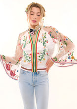 Load image into Gallery viewer, Aratta Drama Bomber Lace Jacket