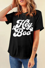 Load image into Gallery viewer, Hey Boo Graphic T-Shirt - Black