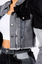Load image into Gallery viewer, Put The Pieces Together Patchwork Denim Jacket - Multi Color