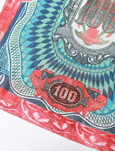 Load image into Gallery viewer, Enter your cool girl era with this top babe, Pair with mini skirt, cute handbag and shoes. Featuring a multi mesh material, a dollar print, long sleeves and a cropped length.