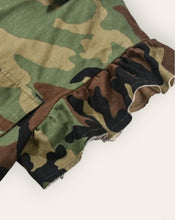 Load image into Gallery viewer, Enhance your look with this Touch Of Flair camouflage top can be dressed up or down depending on your style. Complete the look by pairing this with bralette, tank, or bandeau and our camouflage skirt. Style with your favorite jeans and heels and wear to your next girls' day out.