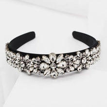 Load image into Gallery viewer, Crystal Rhinestone Headband exclusively hand made just for Pryceless Creations they are great for all occasions from brunch with the lady's, date night or a wedding. The details in these rhinestone headbands are amazing!