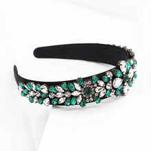 Load image into Gallery viewer, Crystal Rhinestone Headband exclusively hand made just for Pryceless Creations they are great for all occasions from brunch with the lady's, date night or a wedding. The details in these rhinestone headbands are amazing!