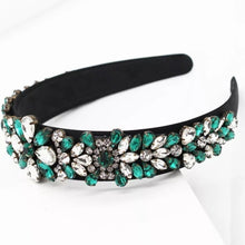 Load image into Gallery viewer, Crystal Rhinestone Headband exclusively hand made just for Pryceless Creations they are great for all occasions from brunch with the lady's, date night or a wedding. The details in these rhinestone headbands are amazing!