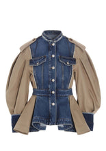 Load image into Gallery viewer, London Fog Jacket - Denim/Beige