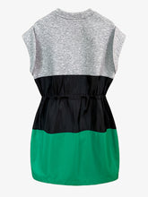 Load image into Gallery viewer, Every fashionista knows she must have this cute & comfy dress in her chic fashion wardrobe. Featuring a soft gray, black knitted dress, wide leg pants with elastic waistband with belt. Make this set this seasons go-to when dressing them up with your favorite accessories from home!