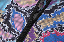 Load image into Gallery viewer, Colorful Jungle Jumpsuit - Multi Color Get ready to flaunt your flawless summer body in this colorful sexy jumpsuit! The lace up detail and front cut out will give you a flattering silhouette and ultra sexy look. Wear this snake skin jumpsuit with your favorite heels, golden hoops and handbag for an edgy glam look.