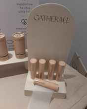 Load image into Gallery viewer, Take care of what you put on your body. The Gatherall antibacterial paper soap makes your bra last longer! Paper soap roll is 2.75 inches x 48inches. The Gatherall antibacterial soap makes it easy to clean your bra. Simply pull out couple inches of the soap roll, add a little water to make it foamy, and cleanse your cup. Leave the bra out to hang dry, smooth the plastic film back on, roll it up, and place back in the tube.