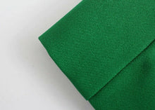 Load image into Gallery viewer, Dare to stand out from the crowds in this dreamy blazer. Featuring a green woven material and button closure, we are obsessed. Finish the look with the matching bottoms and a bodysuit, a clutch bag and strappy heels.