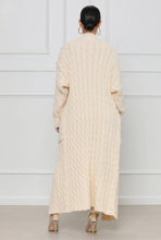 Load image into Gallery viewer, Embrace your cozy & stylish side, a piece that will have you looking and feeling great. Made with the highest quality material, this sweater has a stretchy and soft feel to it. This sweater pairs well with denim, and also provides a unique look when worn with leggings or pants. Pair with pumps and gold accessories for a chic look or jazz it up with flats and hoops during the day!