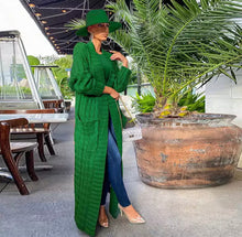 Load image into Gallery viewer, Embrace your cozy & stylish side, a piece that will have you looking and feeling great. Made with the highest quality material, this sweater has a stretchy and soft feel to it. This sweater pairs well with denim, and also provides a unique look when worn with leggings or pants. Pair with pumps and gold accessories for a chic look or jazz it up with flats and hoops during the day!