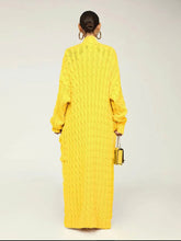 Load image into Gallery viewer, Embrace your cozy & stylish side, a piece that will have you looking and feeling great. Made with the highest quality material, this sweater has a stretchy and soft feel to it. This sweater pairs well with denim, and also provides a unique look when worn with leggings or pants. Pair with pumps and gold accessories for a chic look or jazz it up with flats and hoops during the day!