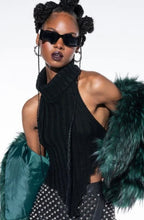 Load image into Gallery viewer, Lori Asymmetrical Halter Top - Black