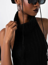 Load image into Gallery viewer, Lori Asymmetrical Halter Top - Black