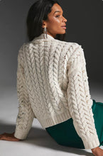 Load image into Gallery viewer, Dynasty Knitted Pearl Sweater - Cream