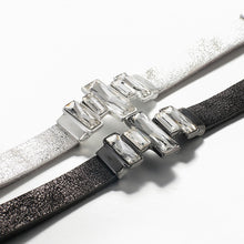 Load image into Gallery viewer, Fashionable, Trendy, Boho Style Bracelet for any occasion! No look is complete without the right accessories and we're loving this bracelet. Featuring a comfortable crystal leather bracelet, what's not to love?