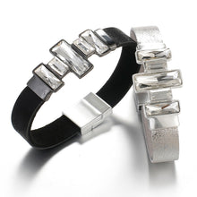 Load image into Gallery viewer, Fashionable, Trendy, Boho Style Bracelet for any occasion! No look is complete without the right accessories and we're loving this bracelet. Featuring a comfortable crystal leather bracelet, what's not to love?