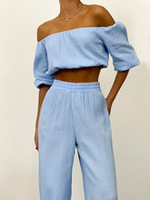 Load image into Gallery viewer, Kallie Way Off Shoulder Pants Set

