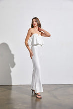 Load image into Gallery viewer, V Off Shoulder Jumpsuit- Hot Pink Or Off White
