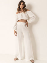 Load image into Gallery viewer, Kallie Way Off Shoulder Pants Set
