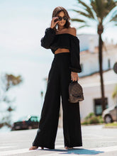Load image into Gallery viewer, Kallie Way Off Shoulder Pants Set
