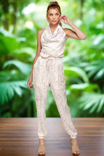 Load image into Gallery viewer, Swirl Of Elegance Jumpsuit - Mauve

