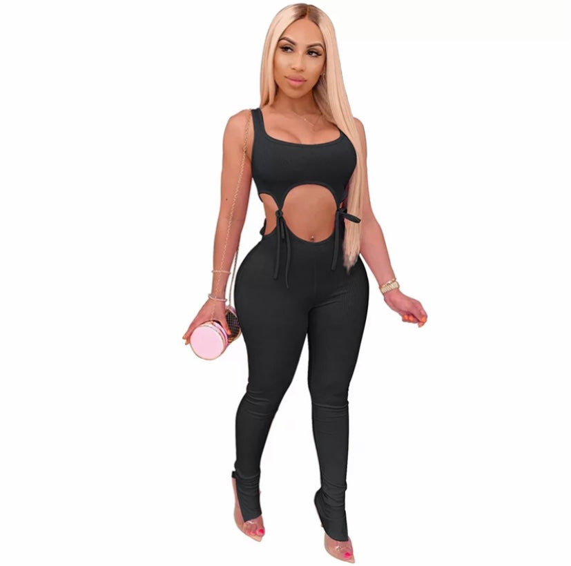 She's All That Two Piece Jumpsuit - Black