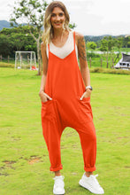 Load image into Gallery viewer, Sunrise Jumpsuit - Full Size Sleeveless V-Neck Pocketed Jumpsuit

