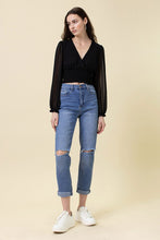 Load image into Gallery viewer, My Man High Waisted Boyfriend Jeans-Medium Stone
