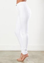 Load image into Gallery viewer, If you don&#39;t have this closet essential, you are missing out! These high rise, yellow, skinny jeans are made of super stretchy material and making them the jeans that every girl needs. They feature two back pockets and a front zipper and button to close. These are the pants that you can wear to work, dinner, or the club. Pair with heels and a great top to create the perfect outfit.
