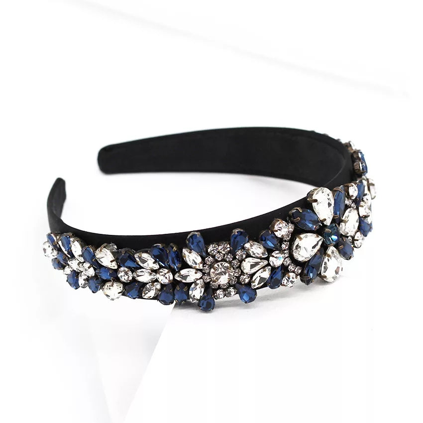 Crystal Rhinestone Headband exclusively hand made just for Pryceless Creations they are great for all occasions from brunch with the lady's, date night or a wedding. The details in these rhinestone headbands are amazing! 