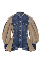 Load image into Gallery viewer, London Fog Jacket - Denim/Beige
