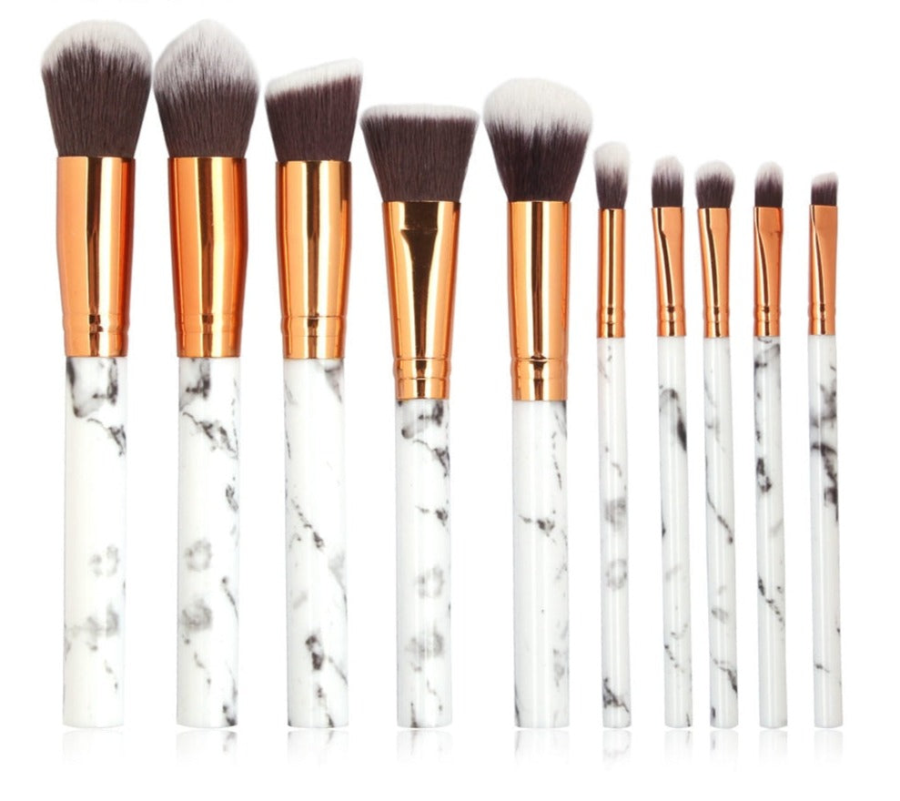 Moody Marble Professional Makeup Brushes