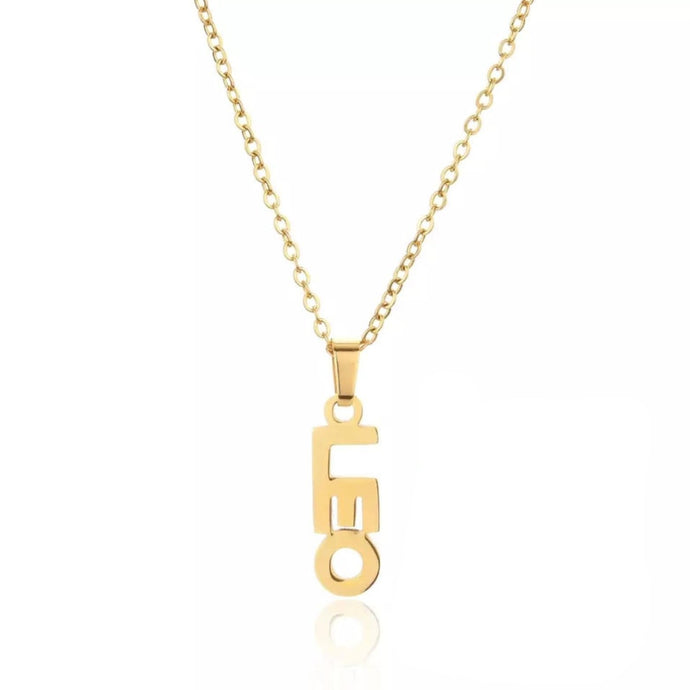 This Leo necklace is perfect for any outfit, you can also layer it with your favorite necklaces to create a unique style! Each sign of the Zodiac has its own symbol and a Cubic Zirconia finish for the constellation. You'll have heads turning, living glam, and feeling iconic with this vertical design.