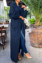 Load image into Gallery viewer, Embrace your cozy &amp; stylish side, a piece that will have you looking and feeling great. Made with the highest quality material, this sweater has a stretchy and soft feel to it. This sweater pairs well with denim, and also provides a unique look when worn with leggings or pants. Pair with pumps and silver accessories for a chic look or jazz it up with boots and hoops during the day!
