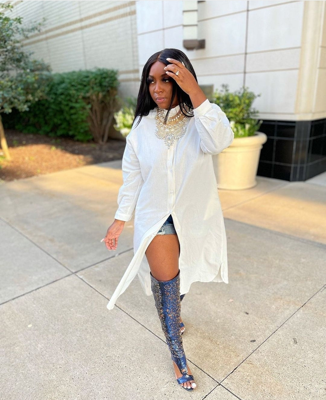 Keeping The Peace Shirt Dress