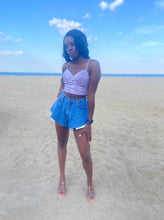 Load image into Gallery viewer, We are obsessed with this sexy lace cami tank top for the upcoming season. Featuring a lavender material with lace trim detailing, sweetheart neckline, and a padded cup design, we are in love. Wear with your go-to jeans and strappy heels for the perfect brunch date look.
